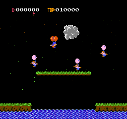 Balloon Fight (Europe) background