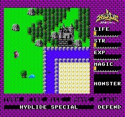 Hydlide Special (Japan) background