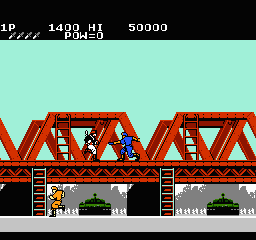 Rush'n Attack (USA) background