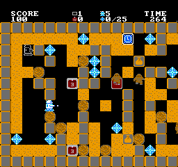 Crystal Mines (USA) (Unl) background