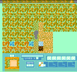 Digger T. Rock - The Legend of the Lost City (Europe) background