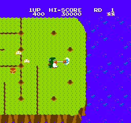 Dig Dug II - Trouble in Paradise (USA) background