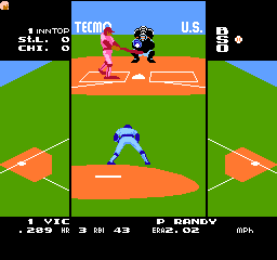 Tecmo Baseball (USA) background