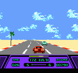 Rad Racer (USA) background
