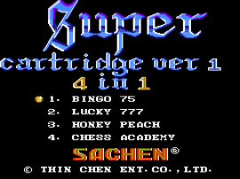 Super Cartridge Ver 1 - 4 in 1 (Asia) (Unl) background