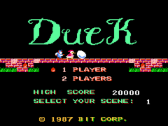 Duck Maze (Australia) (Unl) background