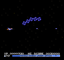 Gradius II (Japan) background
