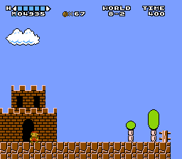 Super Mario Bros Health Bar background