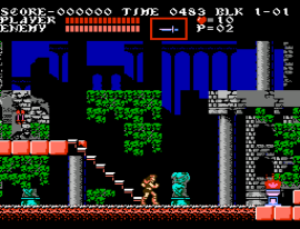 Castlevania III - Dracula's Curse (USA) [Hack by Dragonsbrethren v1.0] (All Bug Fixes) background