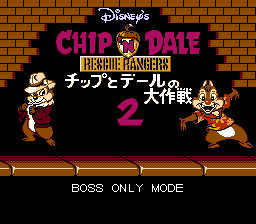 Chip 'n Dale 2 - Boss-Only Hack background