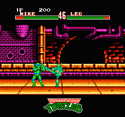 Teenage Mutant Ninja Turtles - Tournament Fighters (USA) background