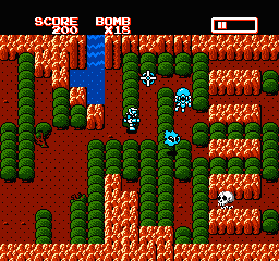 Robo Warrior (USA) background
