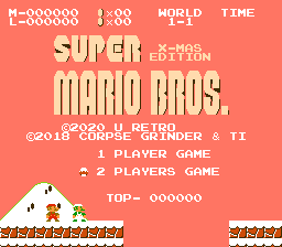 Super Mario Bros. CO OP Christmas Edition 1.3 background