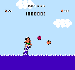 Takahashi Meijin no Bouken Jima III (Japan) background