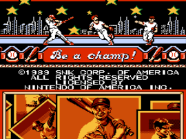 Baseball Stars (USA) background