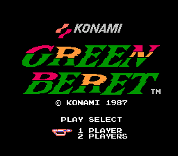 Green Beret (Japan) background