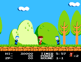Kid Niki - Radical Ninja (USA) (Rev A) background