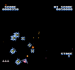 Gyruss (USA) background