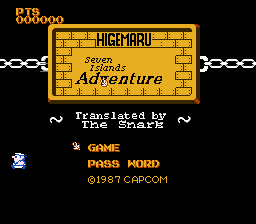 Higemaru Makaijima - Nanatsu no Shima Daibouken (Japan) [En by Snark v1.0] (~Seven Islands Adventure) background