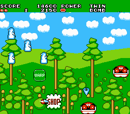 Fantasy Zone 2 - Opa-Opa no Namida (Japan) background