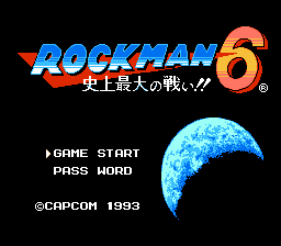 Rockman 6 - Slide fix background