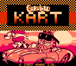 Garfield Kart background
