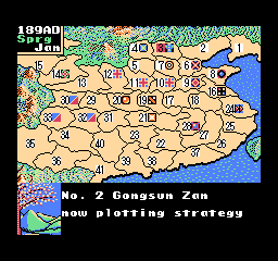 Romance of the Three Kingdoms II (USA) background