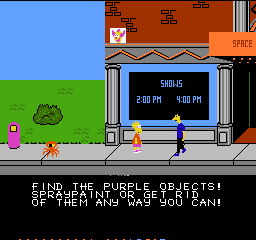Simpsons, The - Bart vs. the Space Mutants (USA) background