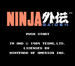 Ninja Gaiden - Death Counter background