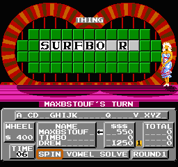 Wheel of Fortune - Junior Edition (USA) background
