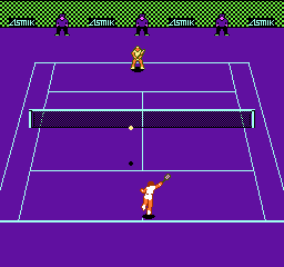 Four Players' Tennis (Europe) background