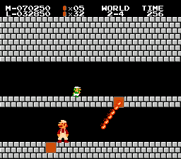 Super Mario Bros. Two-Player Hack (Shared Lives) background