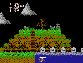 Ghost'n Goblins (Europe) [Hack by Plimoth Legaue v1.0] (~All Hallows Eve) background