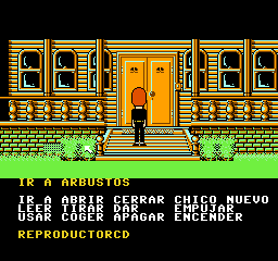 Maniac Mansion (Spain) background