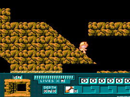Digger T. Rock - The Legend of the Lost City (USA) background