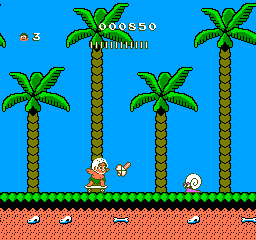 Takahashi Meijin no Bouken Jima II (Japan) background