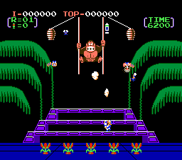 Donkey Kong 3 40th Anniversary background