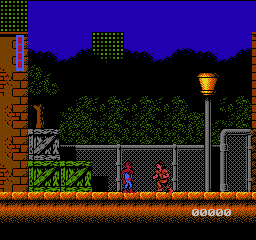 Spider-Man - Return of the Sinister Six (Europe) background