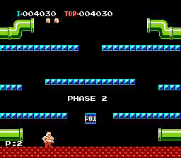 Mario Bros. Featuring Karnov!! background