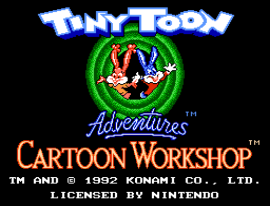 Tiny Toon Adventures Cartoon Workshop (Europe) background