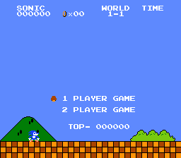 Super Sonic Bros background