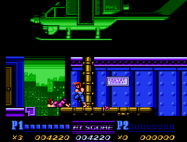 Double Dragon II - The Revenge (Japan) (Beta) background